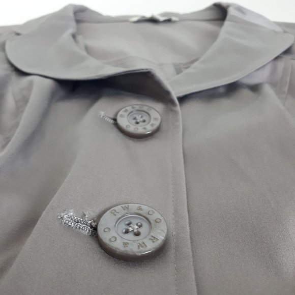 RW&CO. Taupe Button Down Belted Dress - Picture 6 of 16
